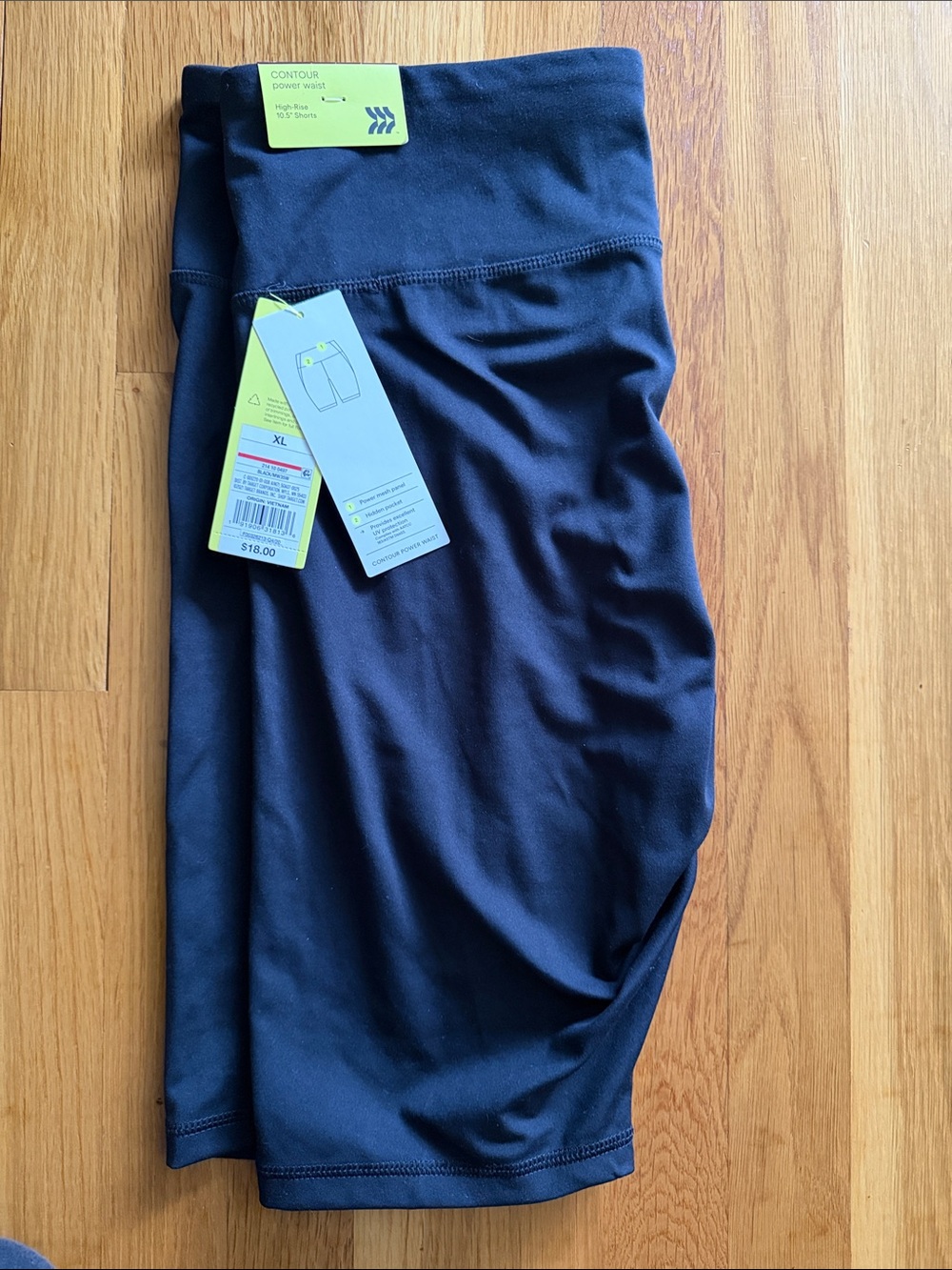 all in motion Black High-Rise Athletic Bike Shorts